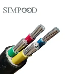 کابل آلومینیومی چهار رشته سیم پود سایز 4 در 50 با روکش XLPE مدل ALCX4000